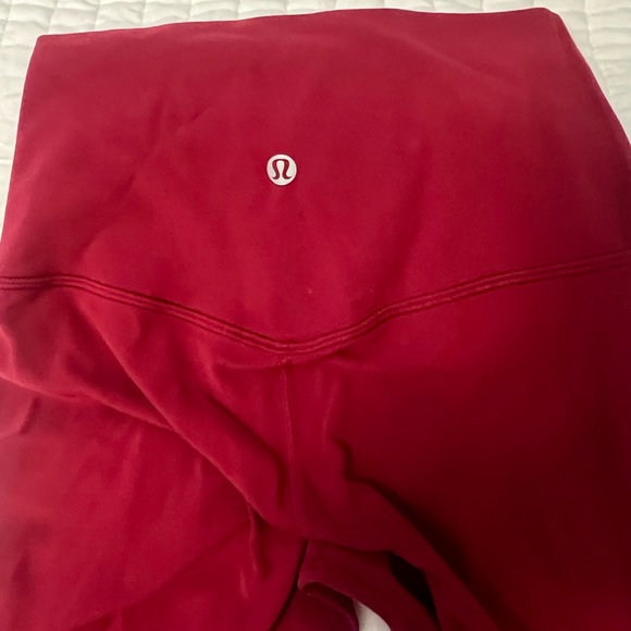 lululemon athletica Red Leggings - Picture 1 of 3